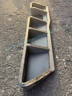 6019282 6019283 excavatrice Parts Track Guard pour ZAX470 ZAX450